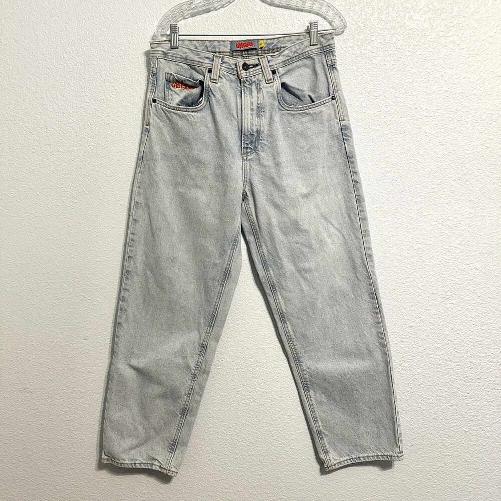 Empyre Skater Jeans Mens Size 30 Relax Wide Leg Denim Blue Cotton